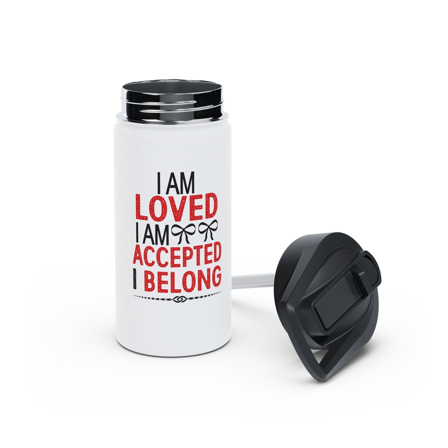 "I am loved" Stainless Steel Water Bottle