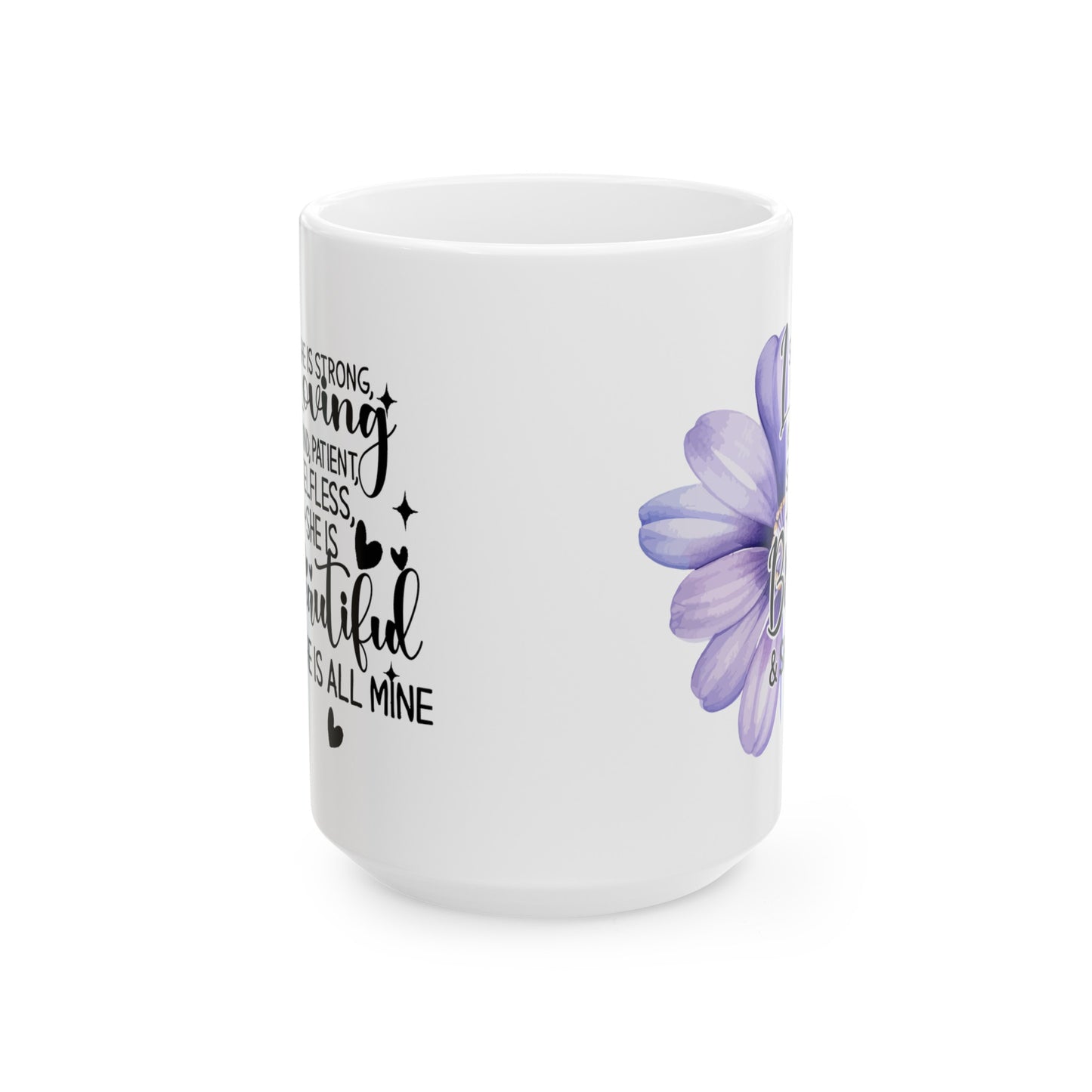 "She is" Affirmation Mug | Ceramic Mug (11oz, 15oz)