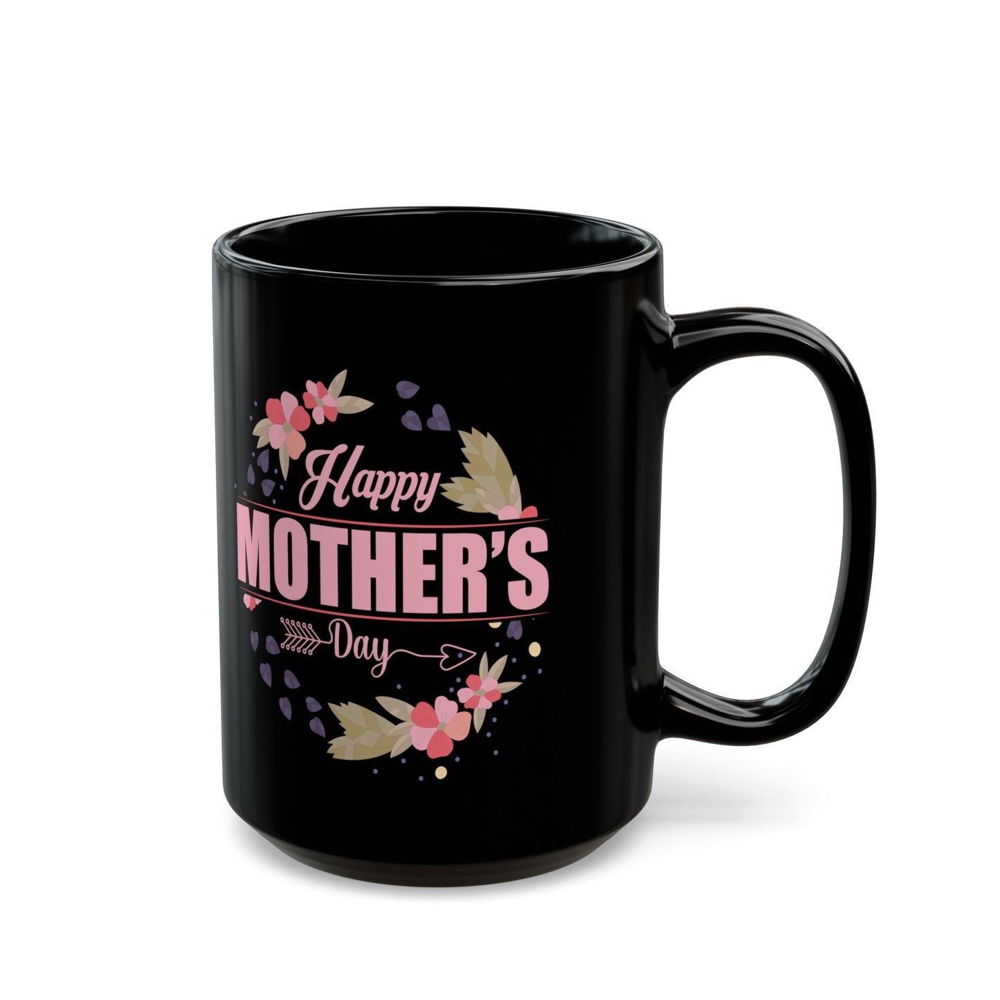 "Happy Mother's Day" Black Coffee Mug (11oz, 15oz)