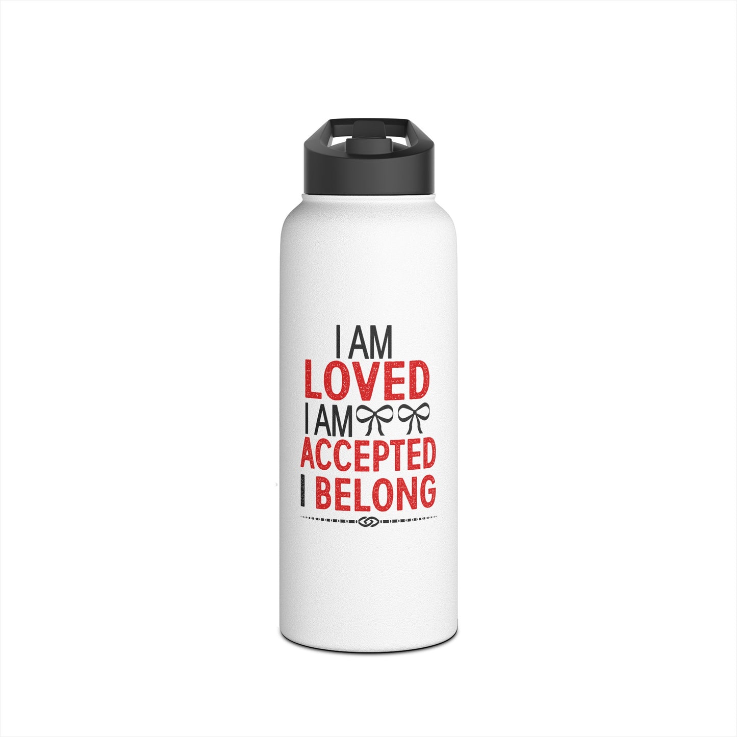 "I am loved" Stainless Steel Water Bottle