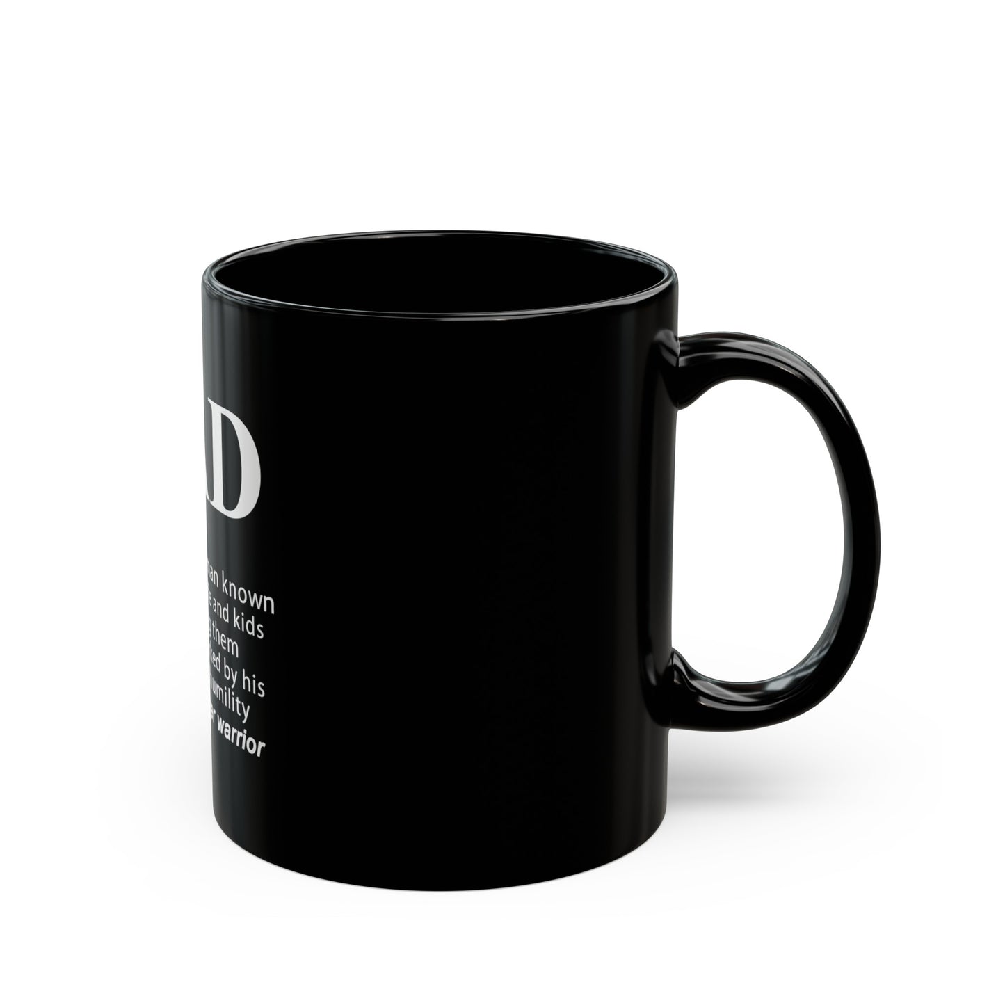 "Dad" Black Coffee Mug (11oz, 15oz)