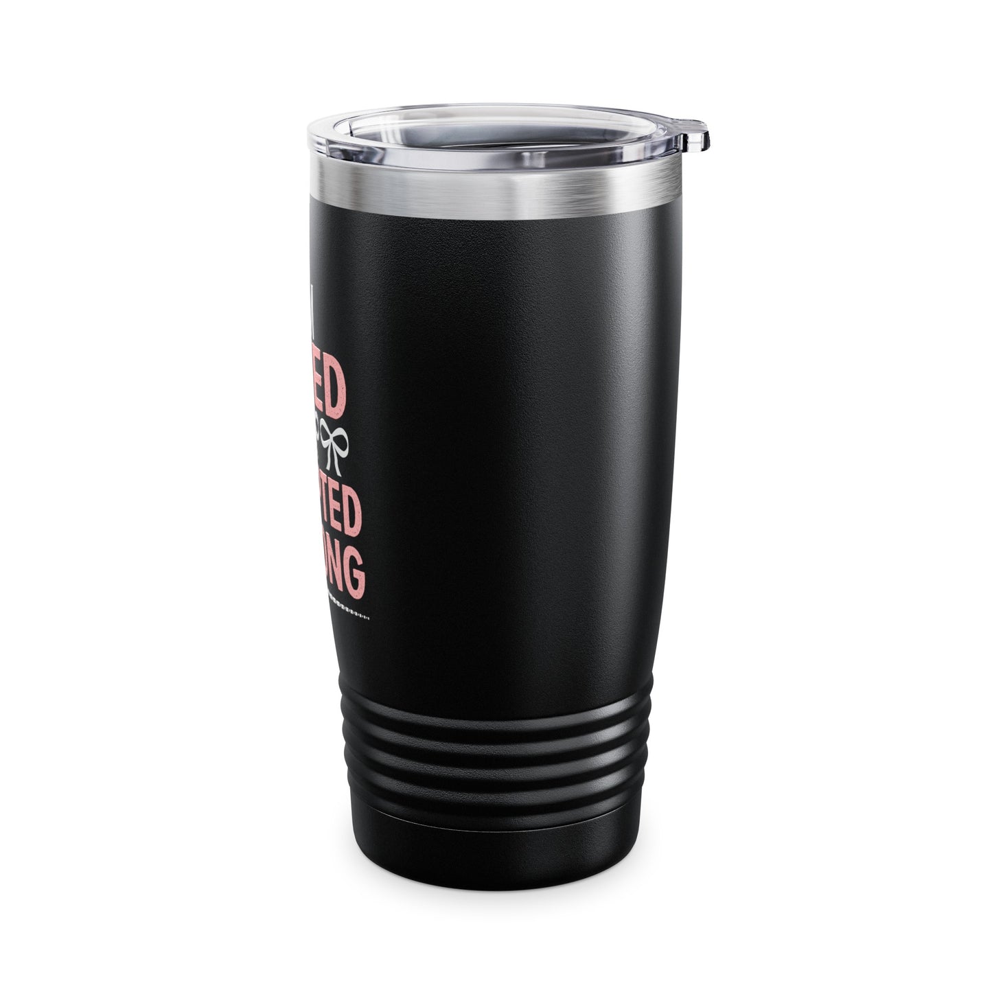 "I am loved..." Affirmation Black Insulated Tumbler (20oz)