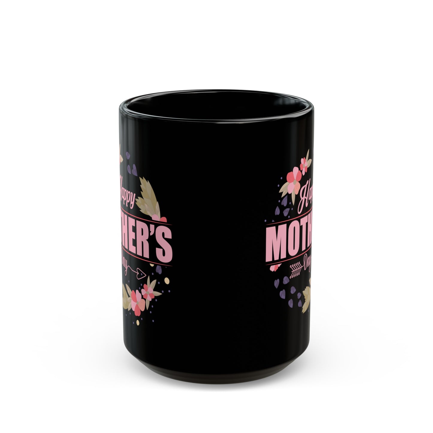 "Happy Mother's Day" Black Coffee Mug (11oz, 15oz)