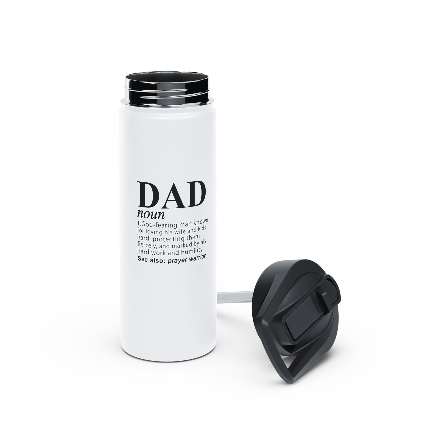 "Dad" Stainless Steel Water Bottle