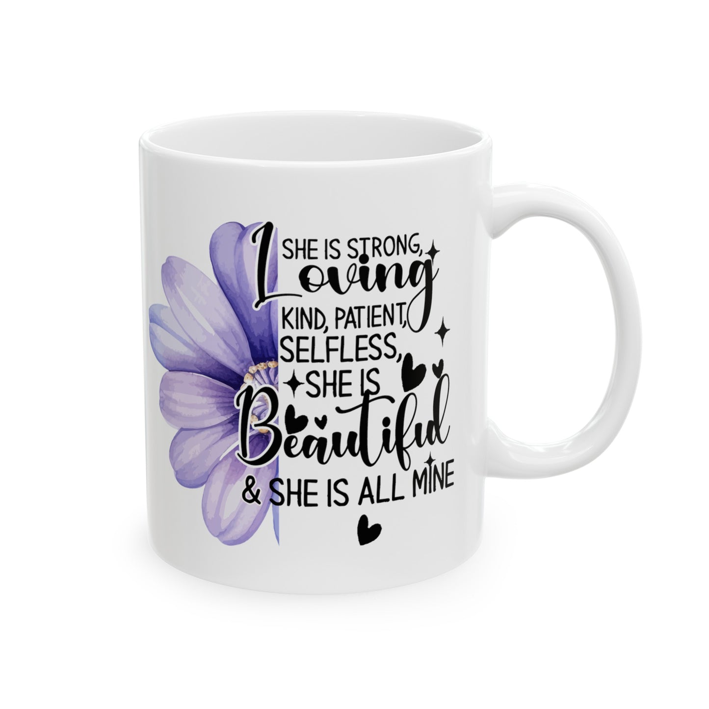 "She is" Affirmation Mug | Ceramic Mug (11oz, 15oz)