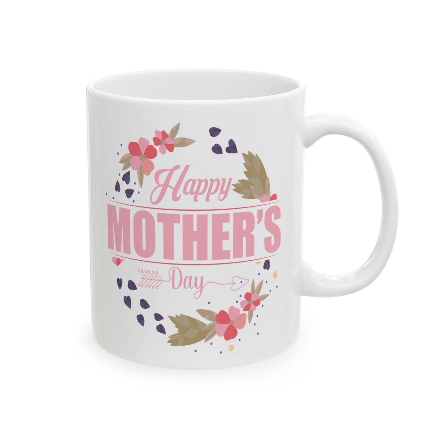 "Happy Mother's Day" White Ceramic Mug (11oz, 15oz)