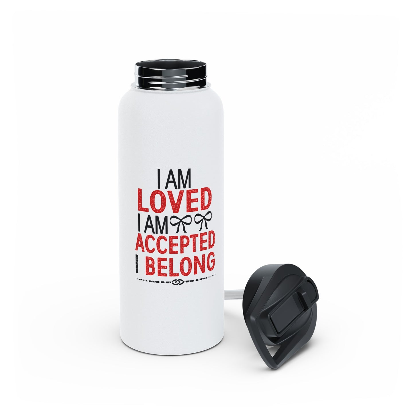 "I am loved" Stainless Steel Water Bottle