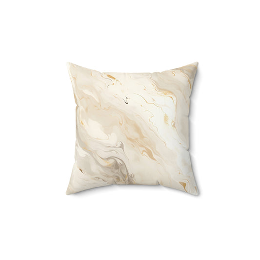 Spring Wood Square Pillow