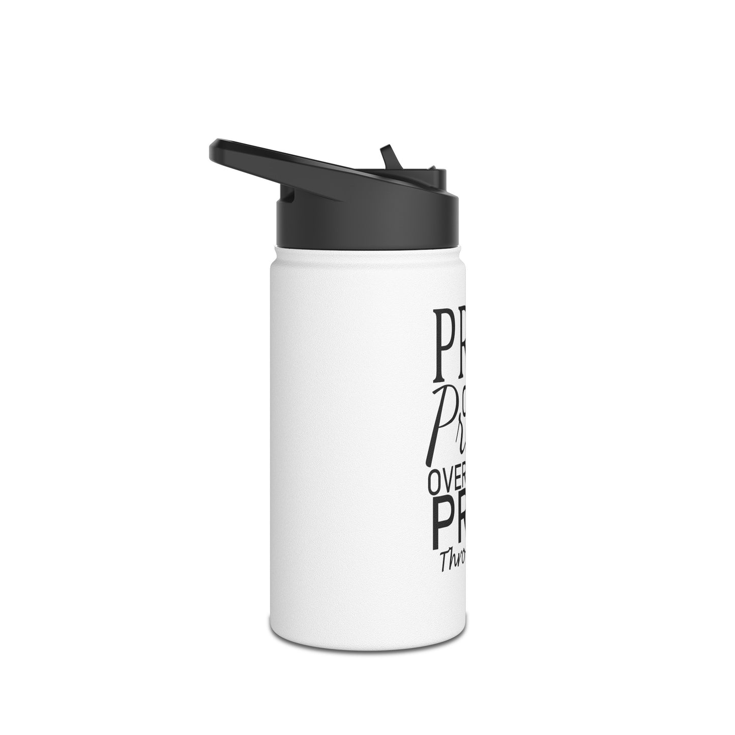 "Make prayer a daily habit" Stainless Steel Water Bottle