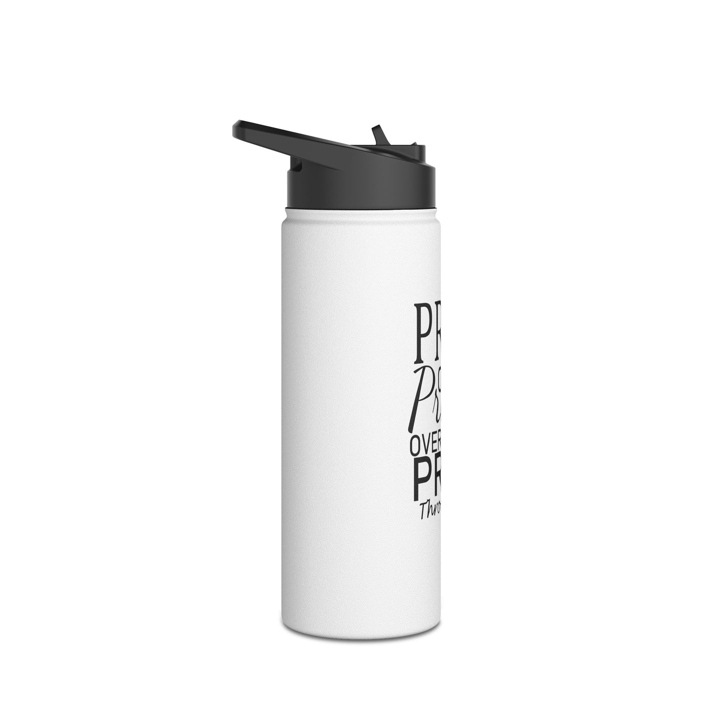 "Make prayer a daily habit" Stainless Steel Water Bottle