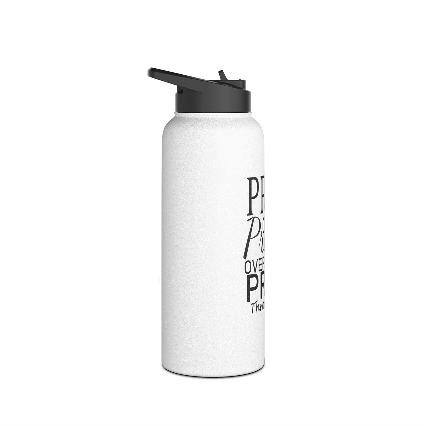 "Make prayer a daily habit" Stainless Steel Water Bottle